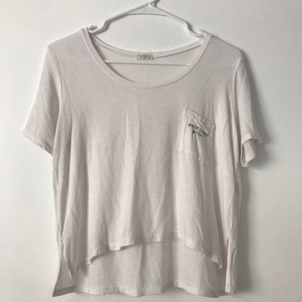 Brandy Embroidered T Shirt